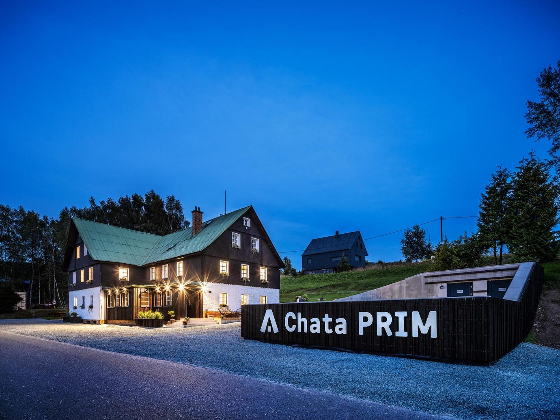 Chata Prim Destne v Orlickych horach Luaran gambar