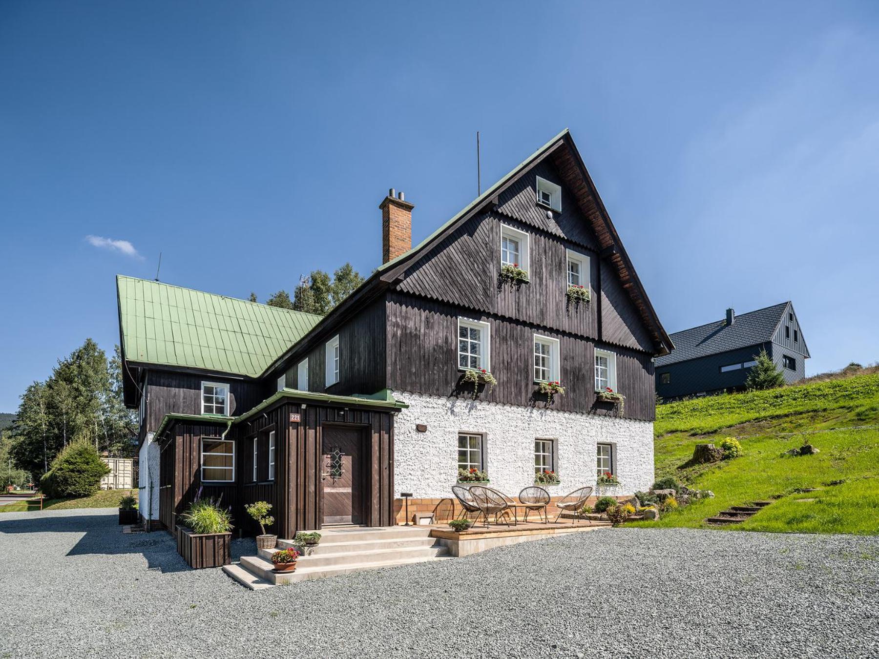 Chata Prim Destne v Orlickych horach Luaran gambar