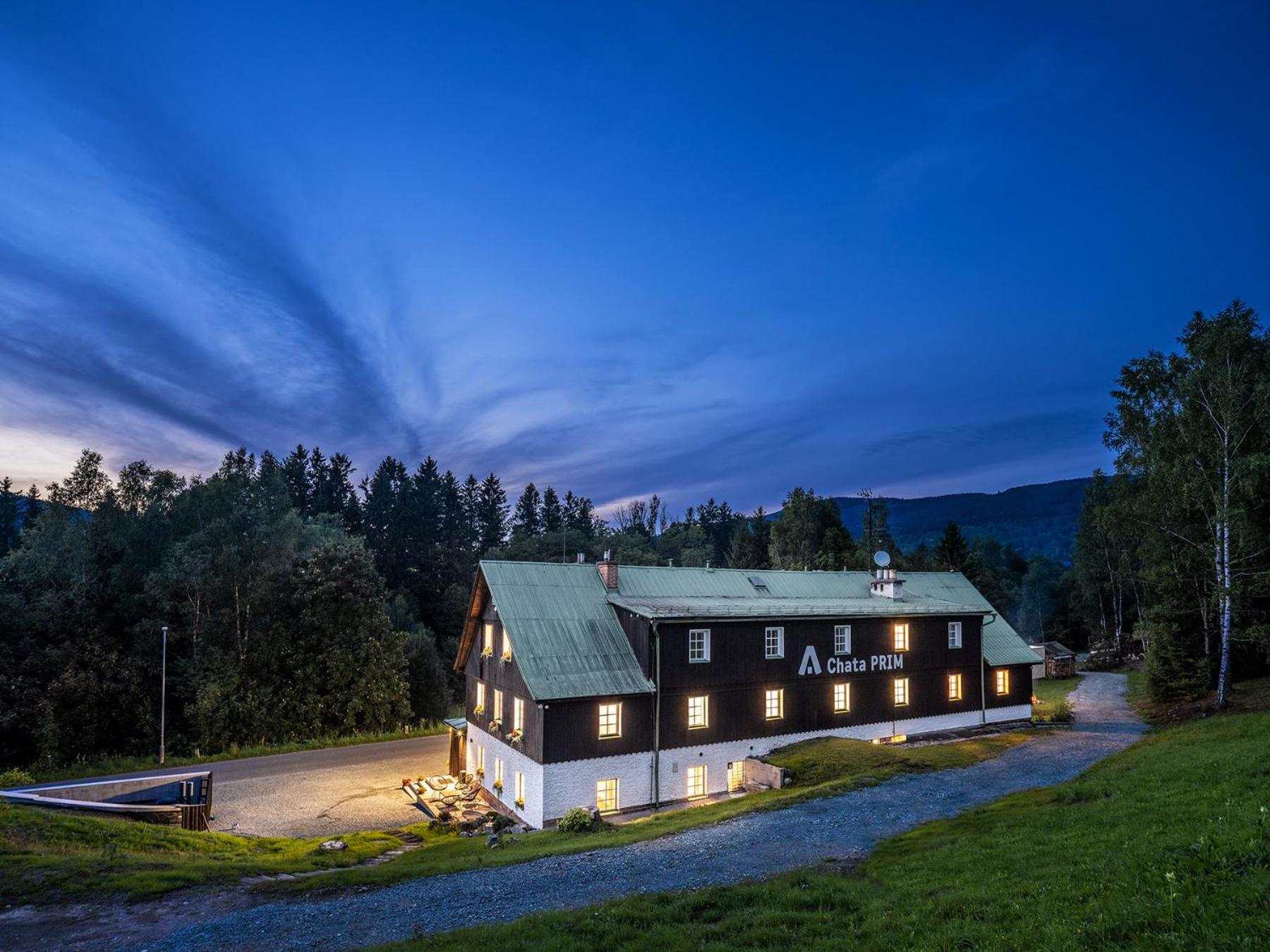 Chata Prim Destne v Orlickych horach Luaran gambar
